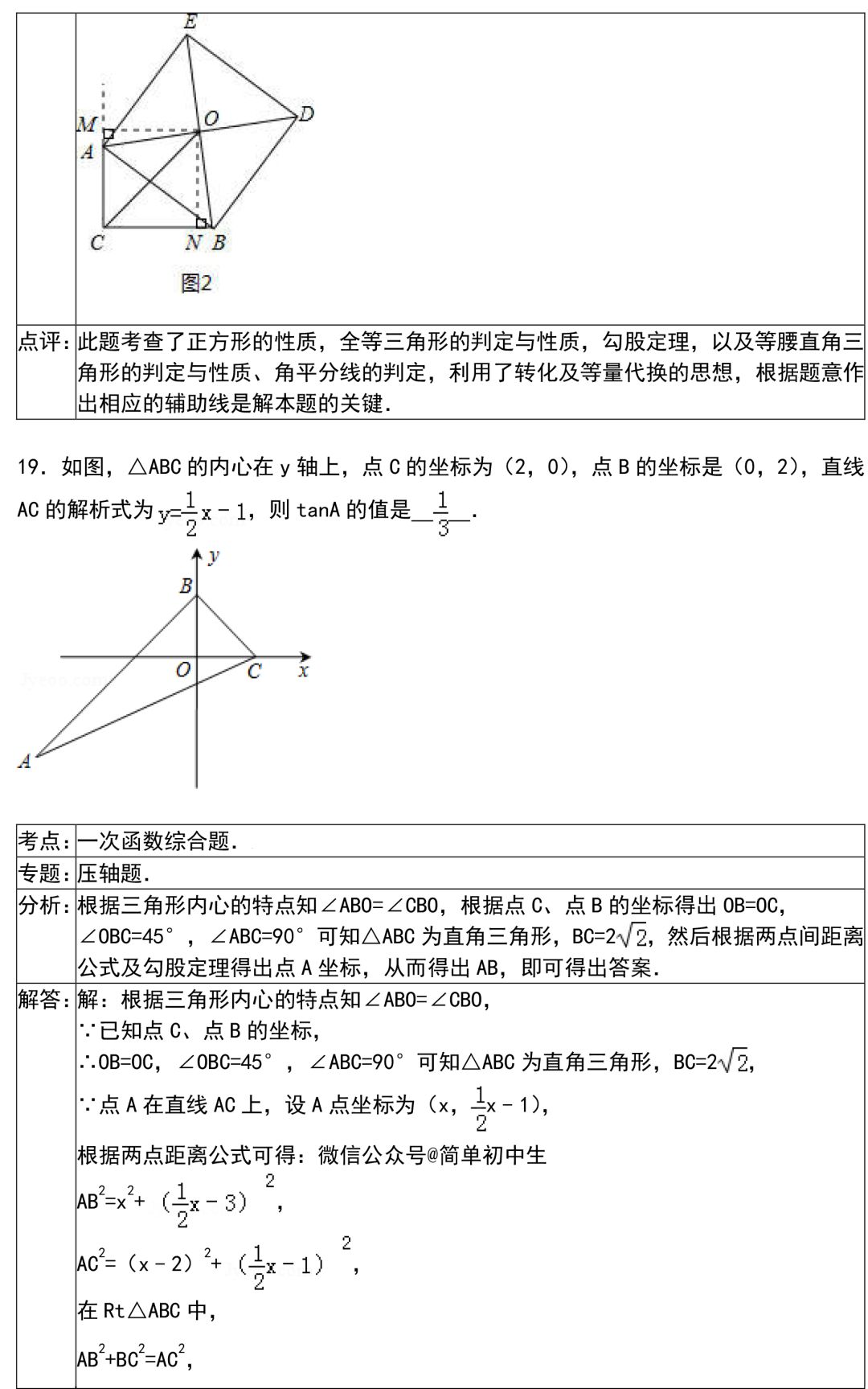 【初中数学】期末提分技巧：初中数学解题技巧+压轴题30练